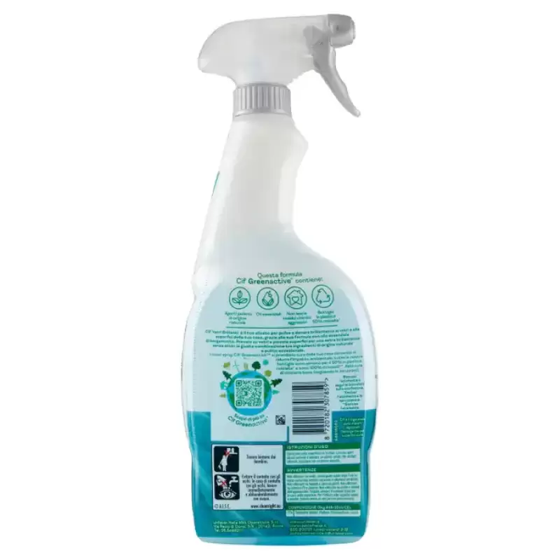 Cif Green Detergent Geamuri Parfum Bergamotto 650 ml Bax 12 buc.